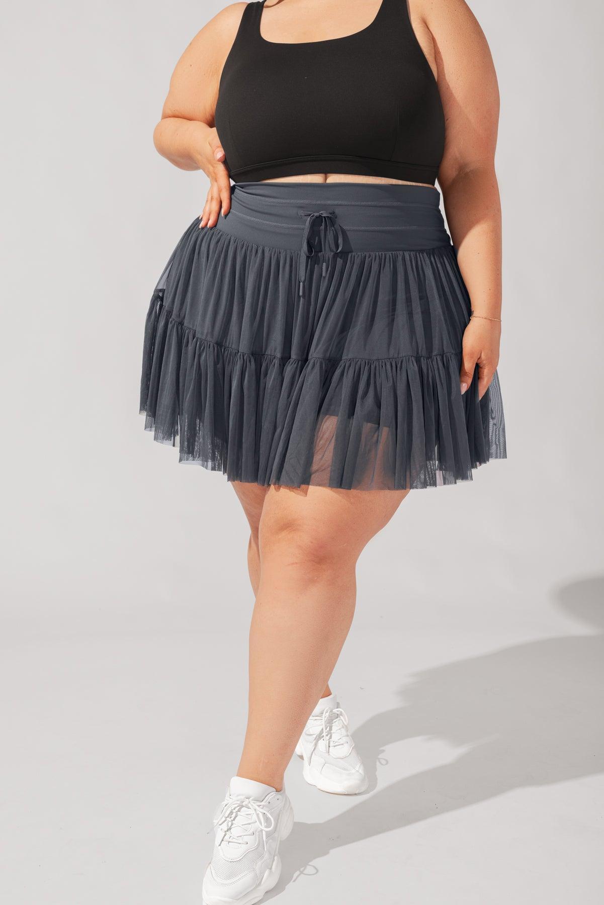 Pirouette Skort - Smoky Grey Product Image