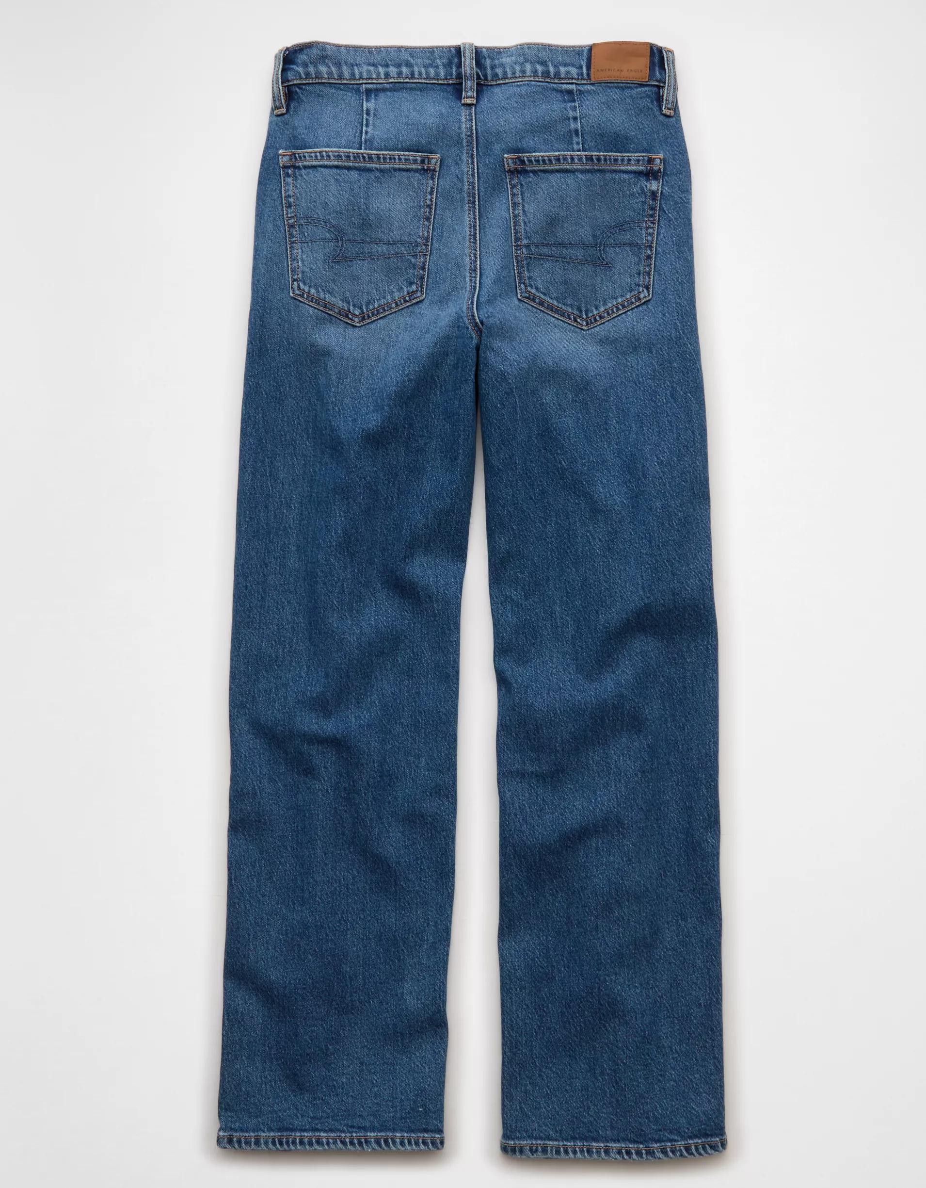 AE Stretch High-Waisted Stovepipe Jean Product Image