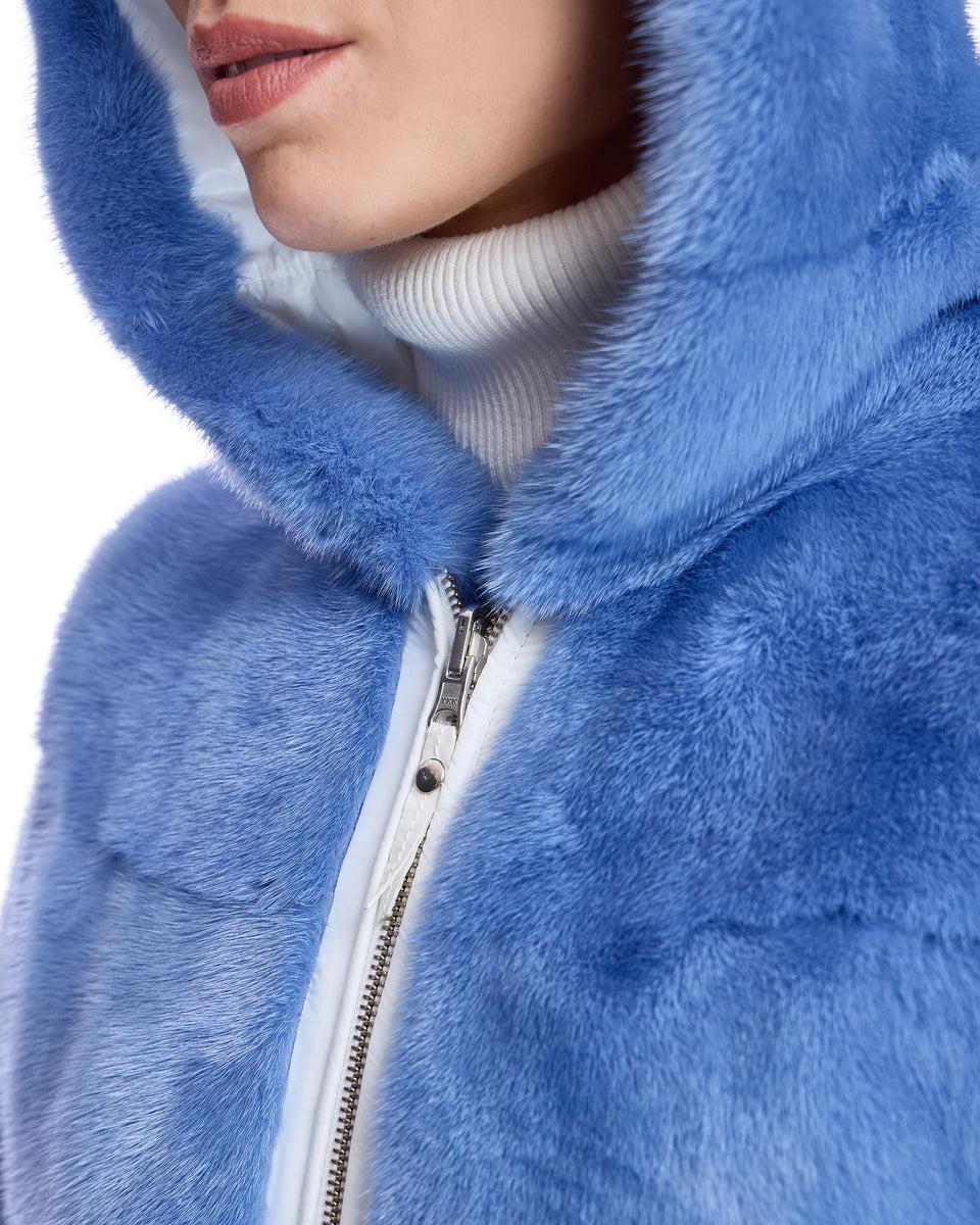Reversible Mink Jacket with Hood Product Image