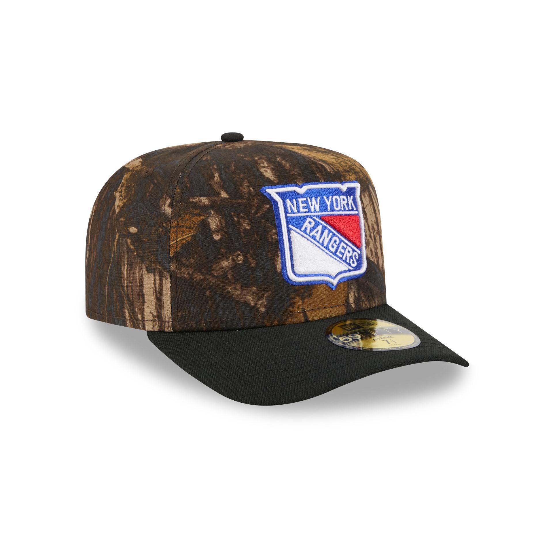 New York Rangers Ripstop Camo 59FIFTY A-Frame Fitted Hat Male Product Image