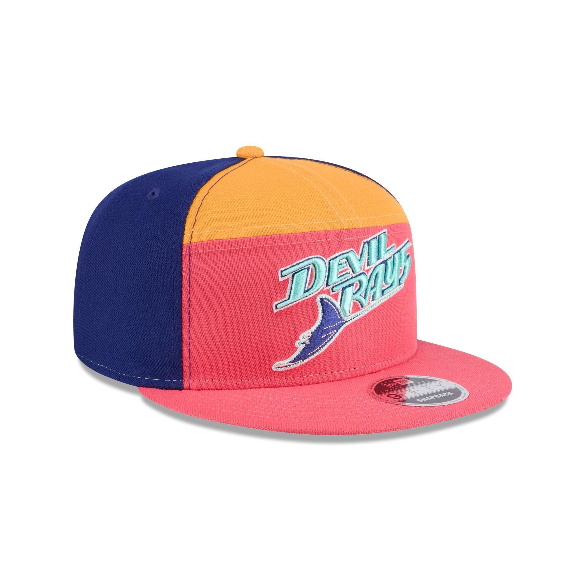 Houston Astros Coral 9FIFTY Split Panel Snapback Hat Male Product Image