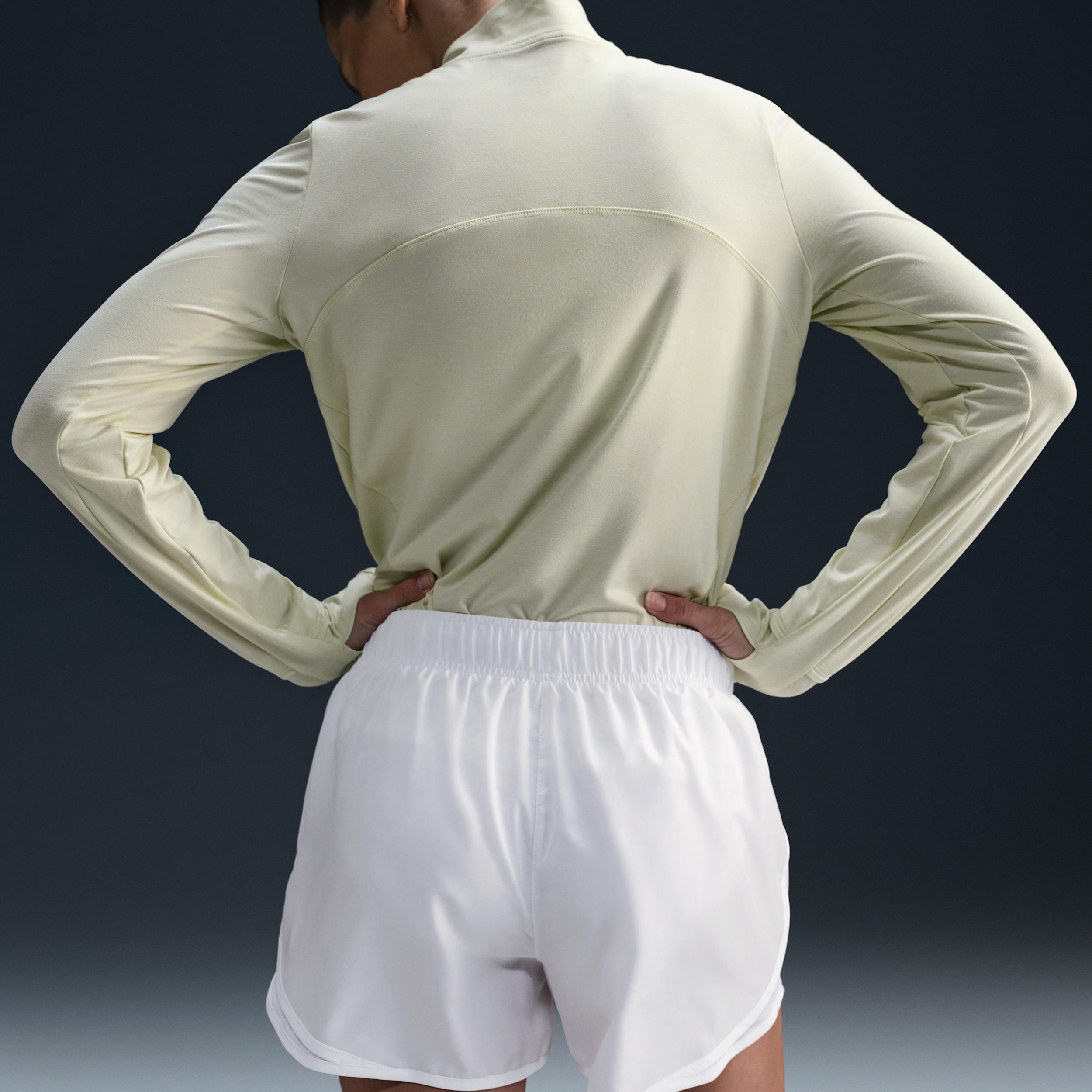 Nike Womens Tempo Dri-FIT Mid-Rise Brief-Lined Running Shorts | HM6096-100 Product Image