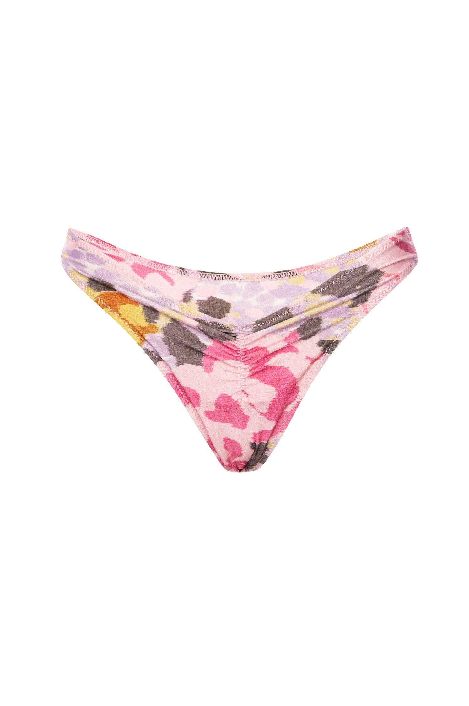 BAMBI BIKINI BOTTOM - NEON FLORAL Product Image