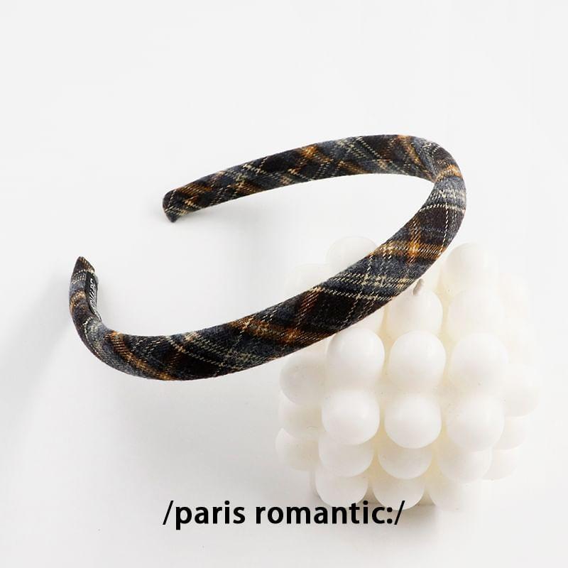 Plaid Headband Product Image