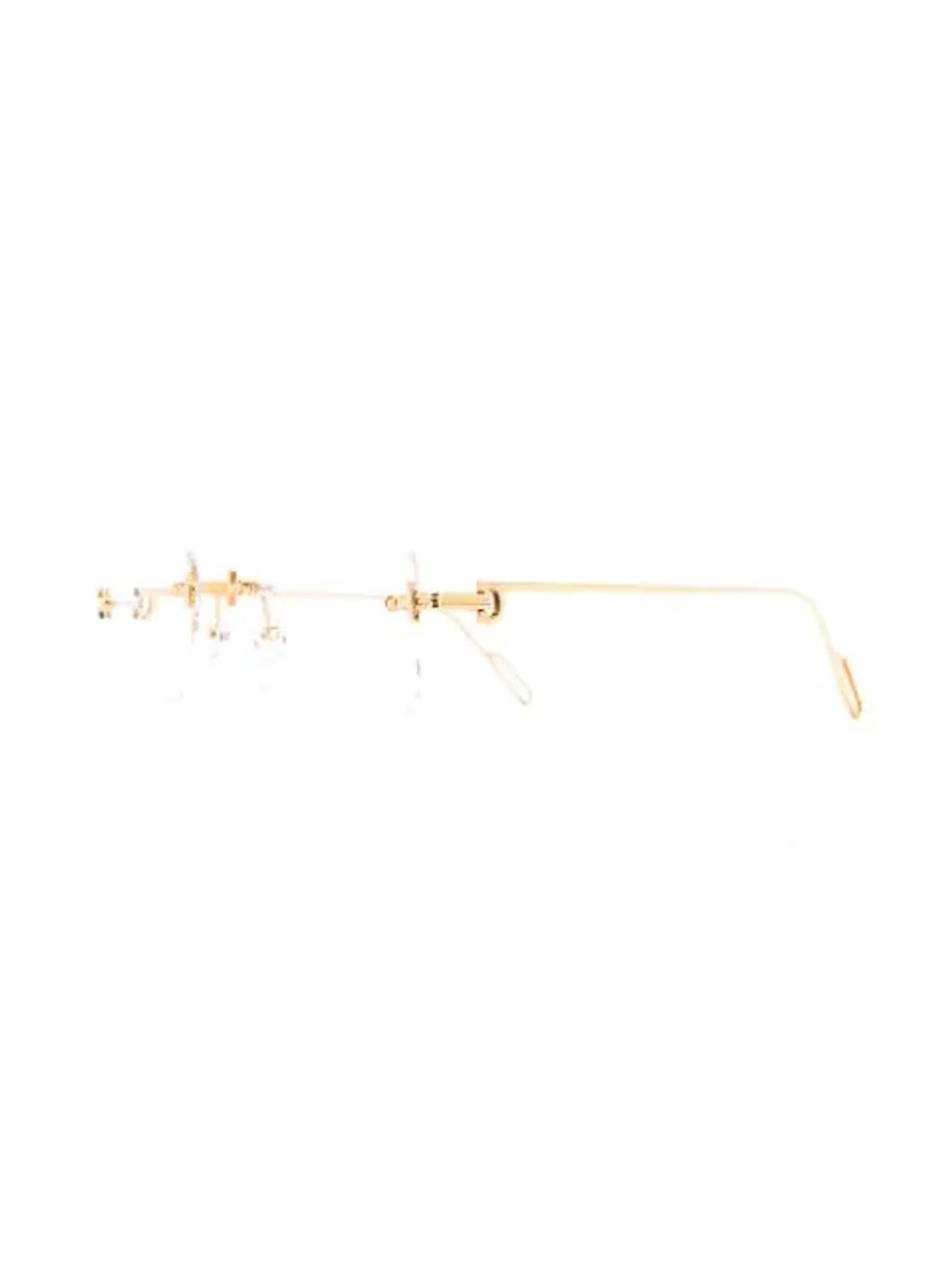 CARTIER Frameless Glasses In Gold Product Image