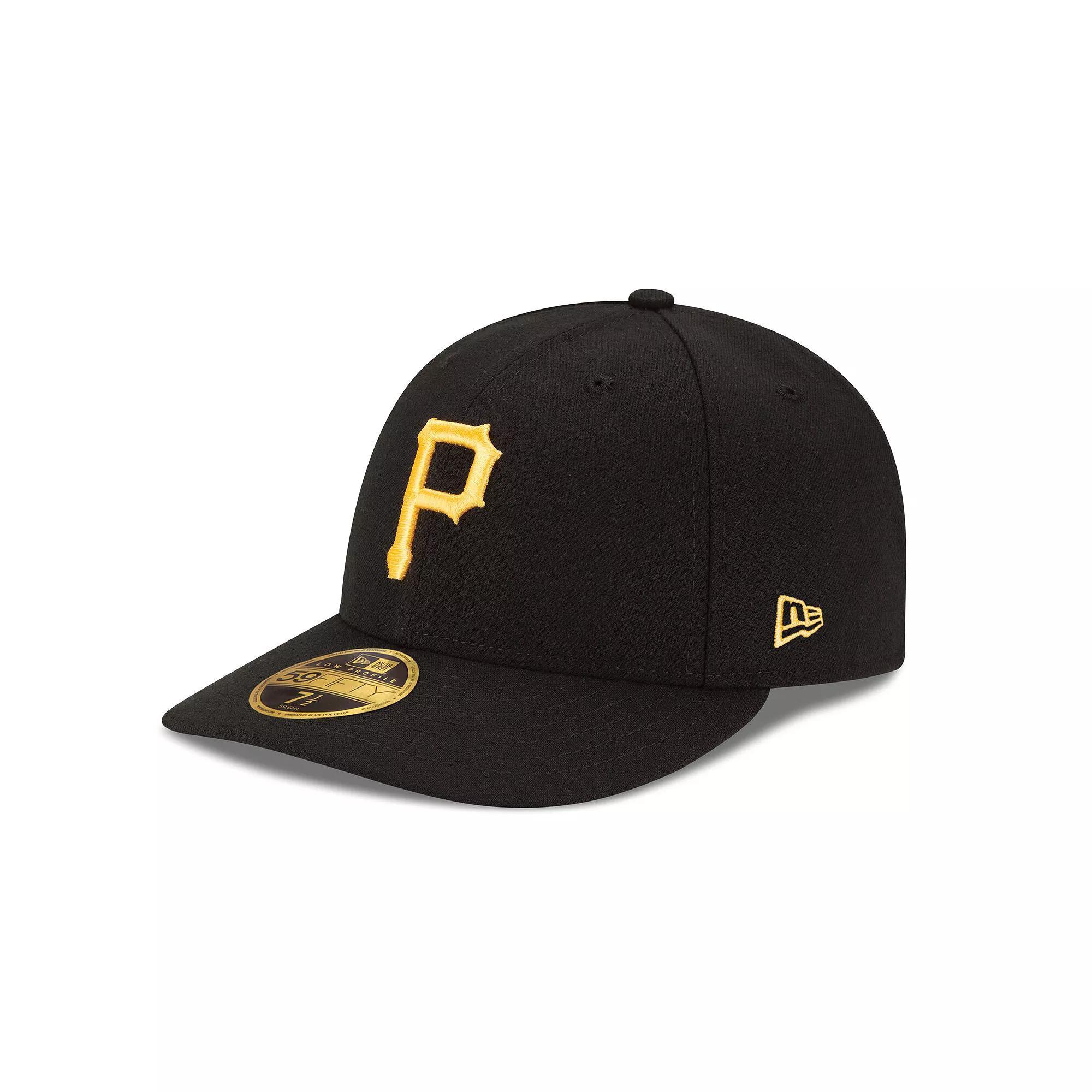Men's New Era Black Pittsburgh Pirates Authentic Collection On Field Low Profile Game 59FIFTY Fitted Hat, Size: 7 1/4 Product Image
