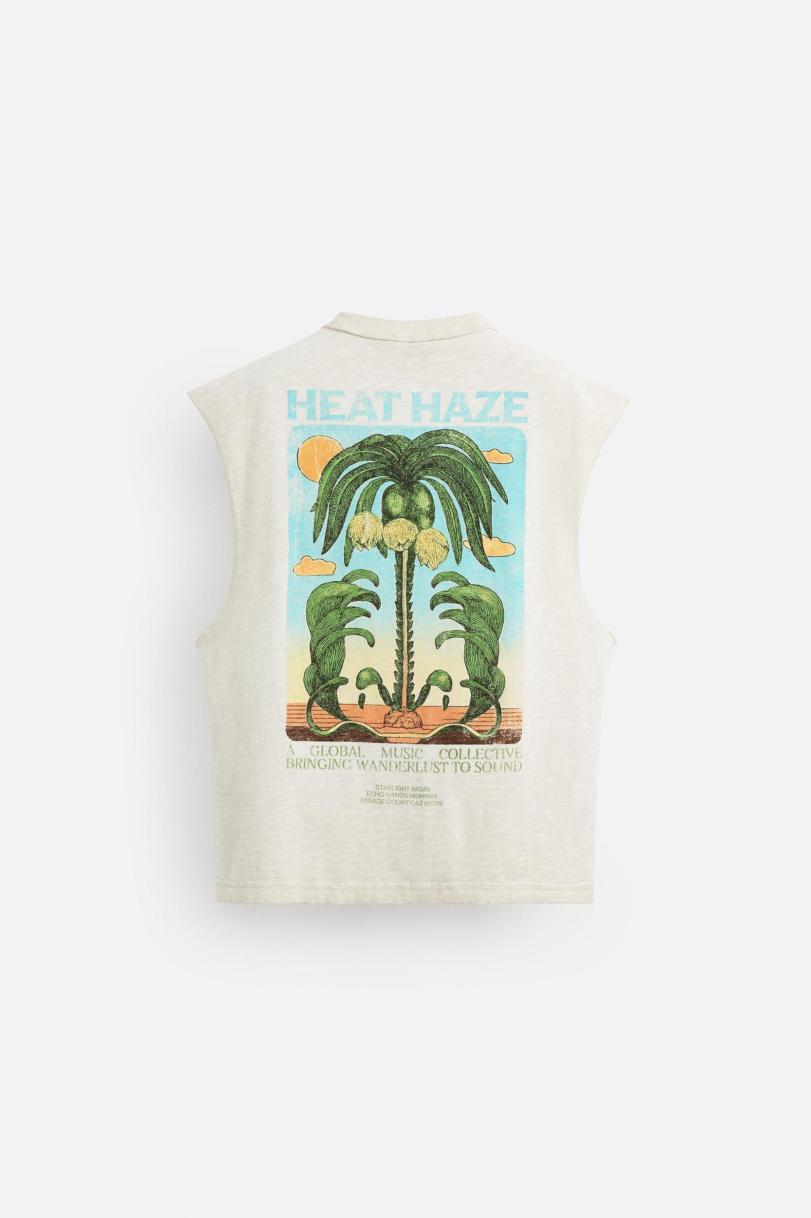 WASHED PRINT TANK TOP Product Image