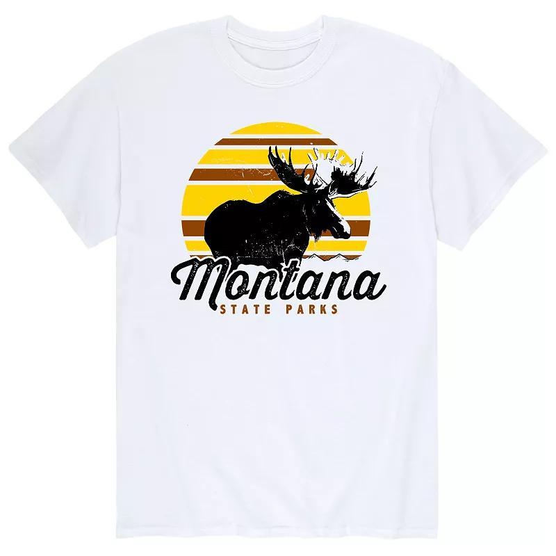 Men's State Parks Montana Tee, Size: XL, White Product Image