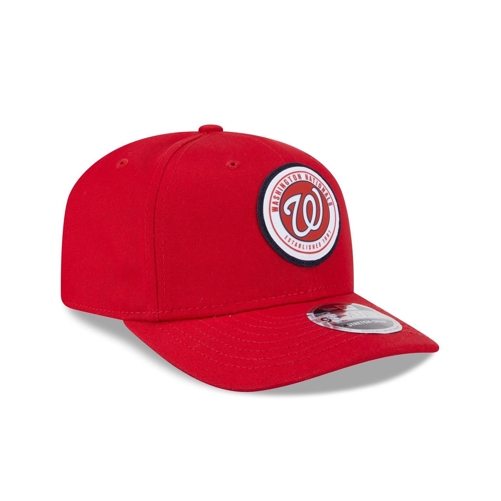 Washington Nationals Circle Patch 9SEVENTY Stretch-Snap Hat Male Product Image