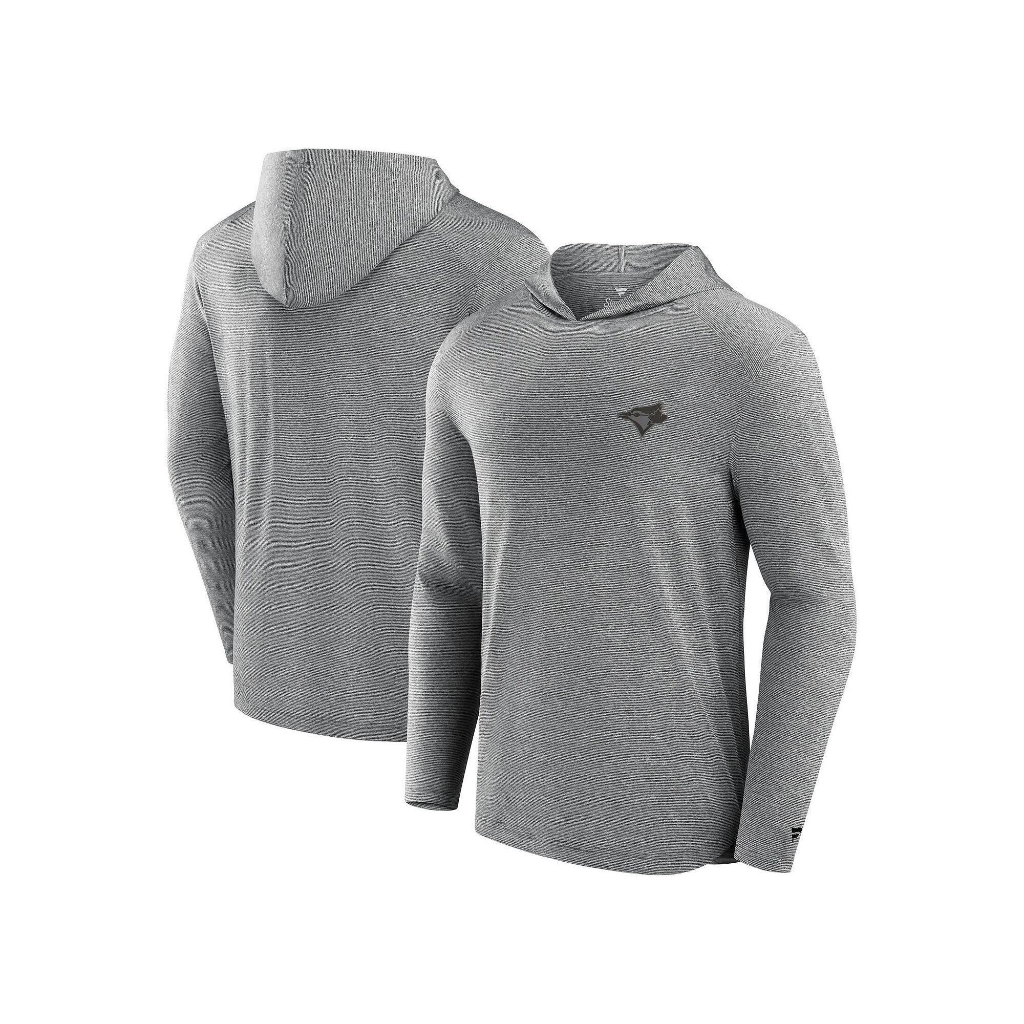 Men's Fanatics Signature Black Texas Rangers Front Office Tech Lightweight Hoodie T-Shirt,  Product Image