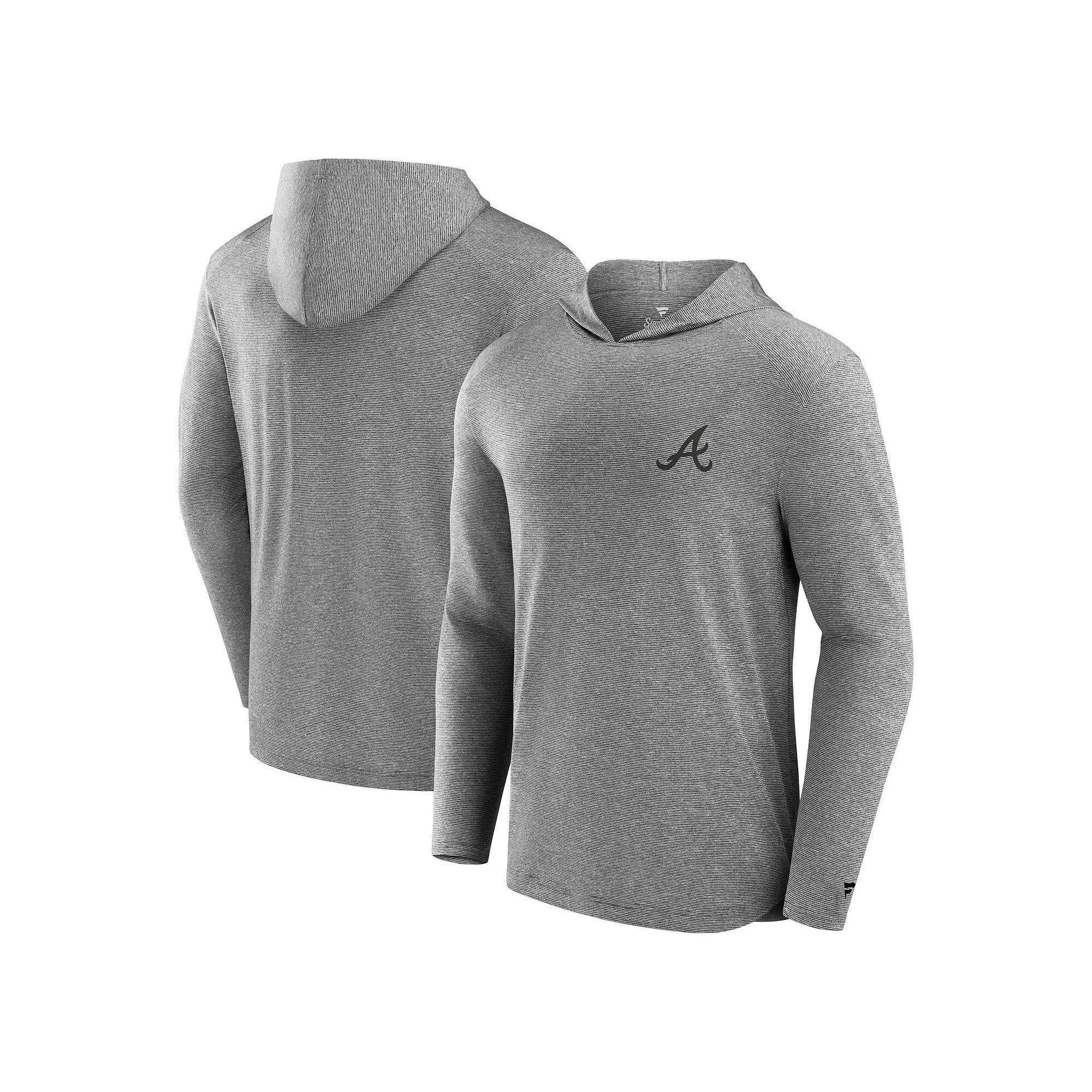 Men's Fanatics Signature Black Texas Rangers Front Office Tech Lightweight Hoodie T-Shirt,  Product Image