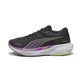 PUMA Deviate NITROâ¢ 2 Women's Running Shoes in Black/Purple Pop/Yellow Burst Product Image