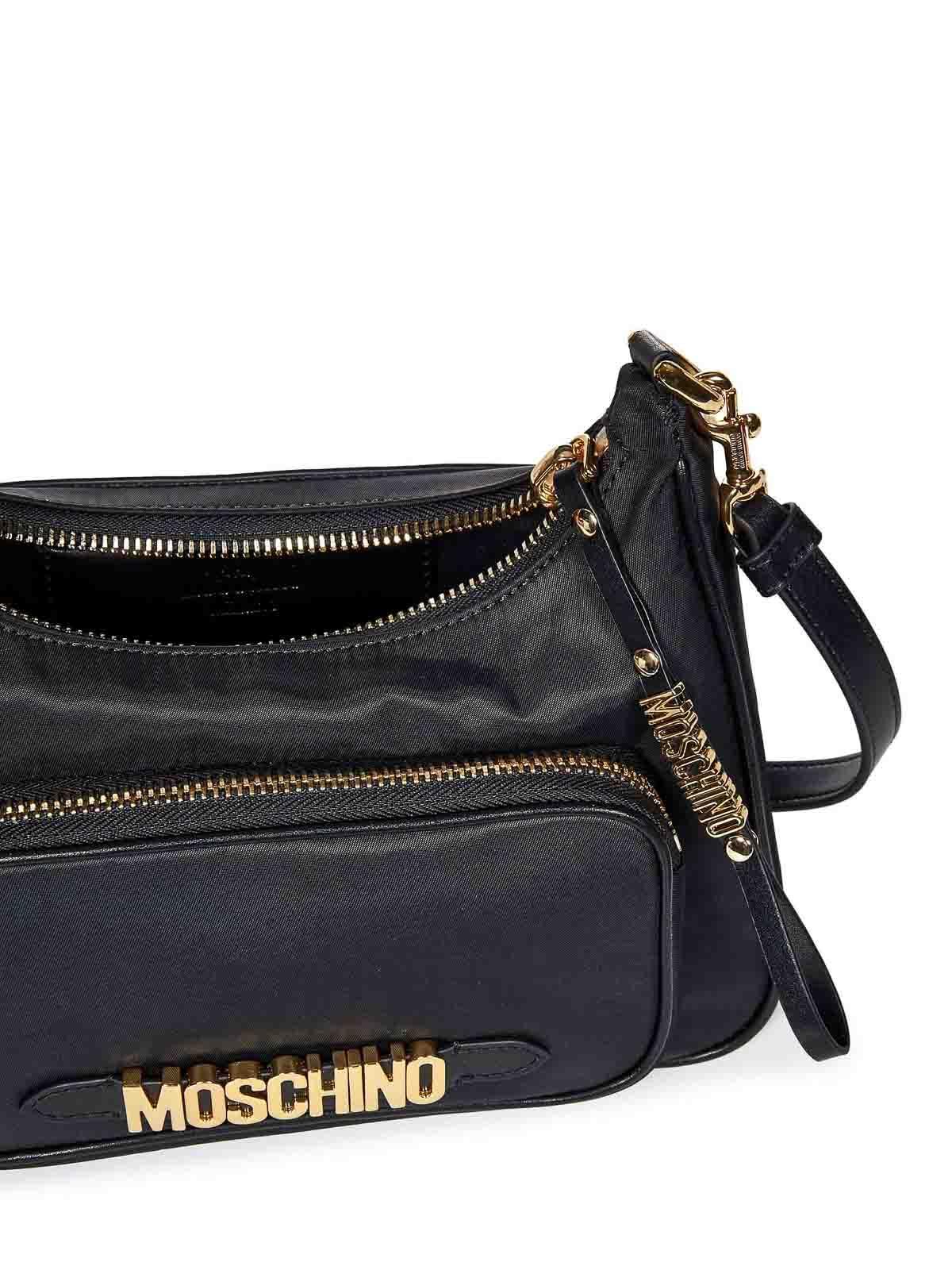 MOSCHINO Black Nylon Shoulder Bag Product Image