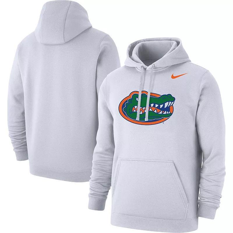Men's Nike White Florida Gators Logo Club Pullover Hoodie, Size: 2XL Product Image