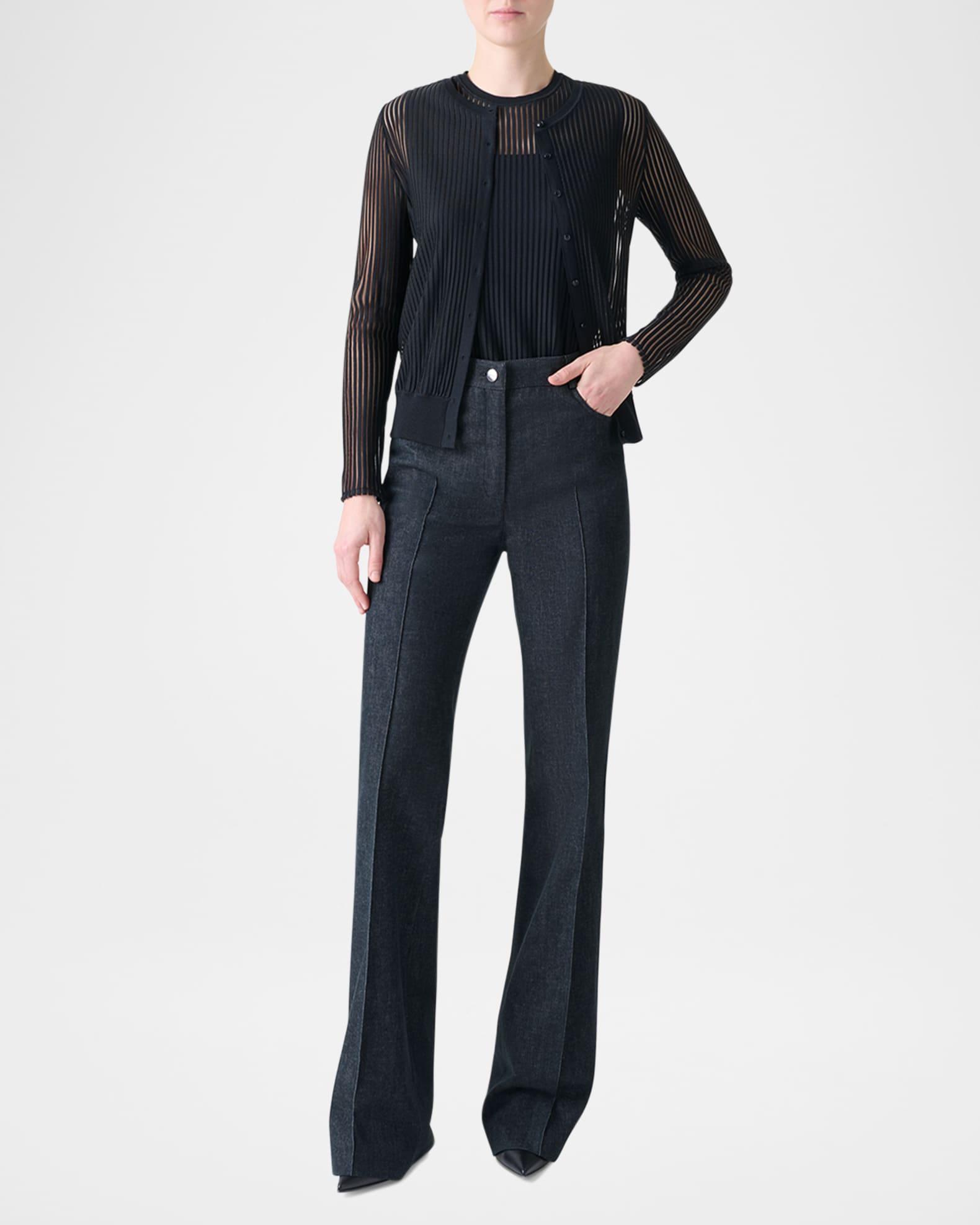 Striped Sheer Cardigan  Product Image