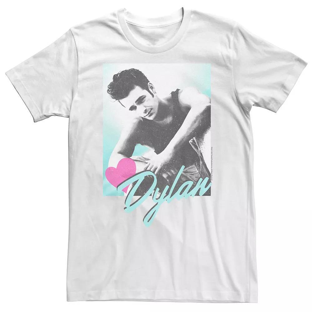 Big & Tall Beverly Hills 90210 Dylan McKay Heart Portrait Tee, Men's,  Product Image