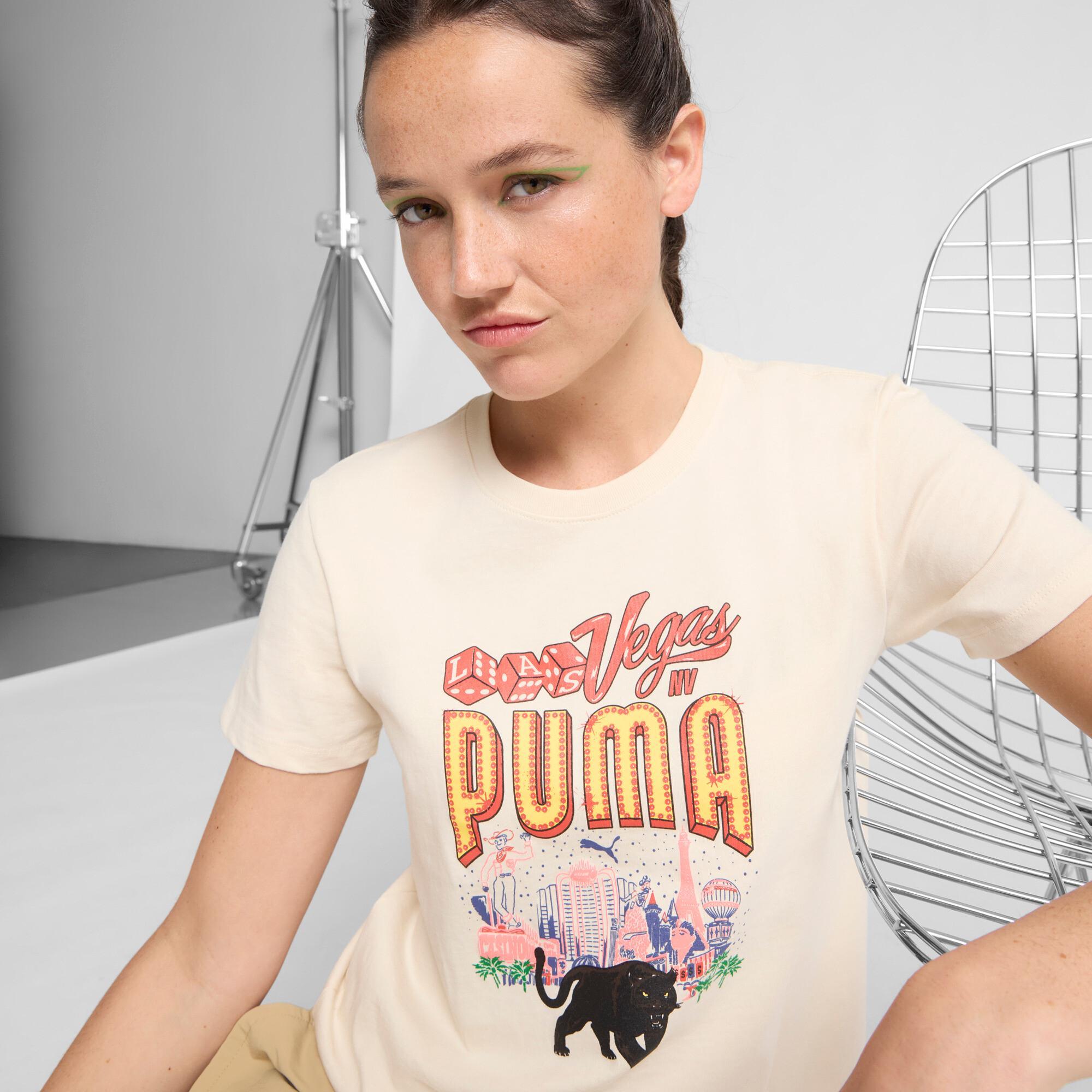 PUMA Las Vegas Billboards Womens T-Shirt Product Image