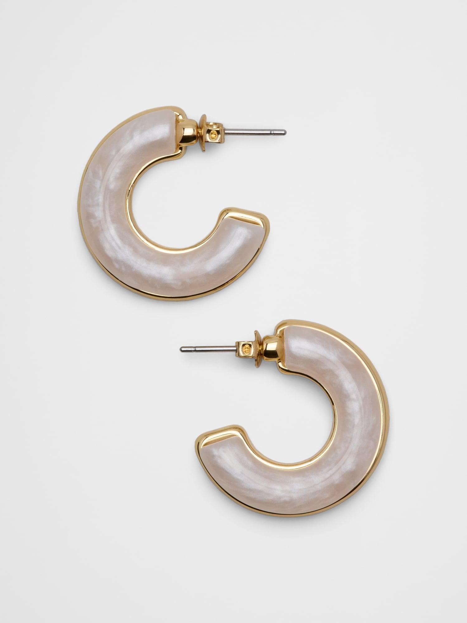 Resin Round Earrings Product Image