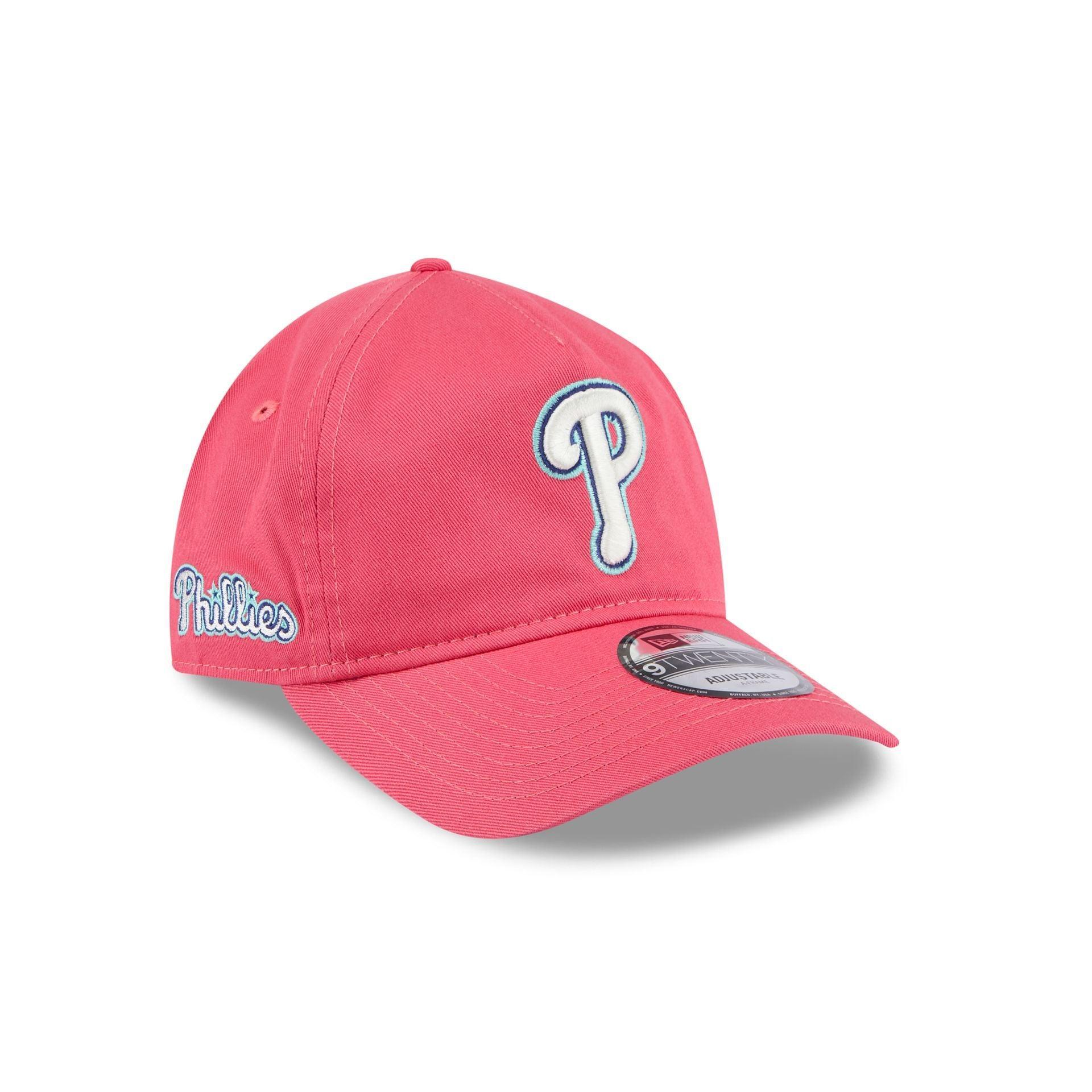 Philadelphia Phillies Coral 9TWENTY A-Frame Adjustable Hat Male Product Image