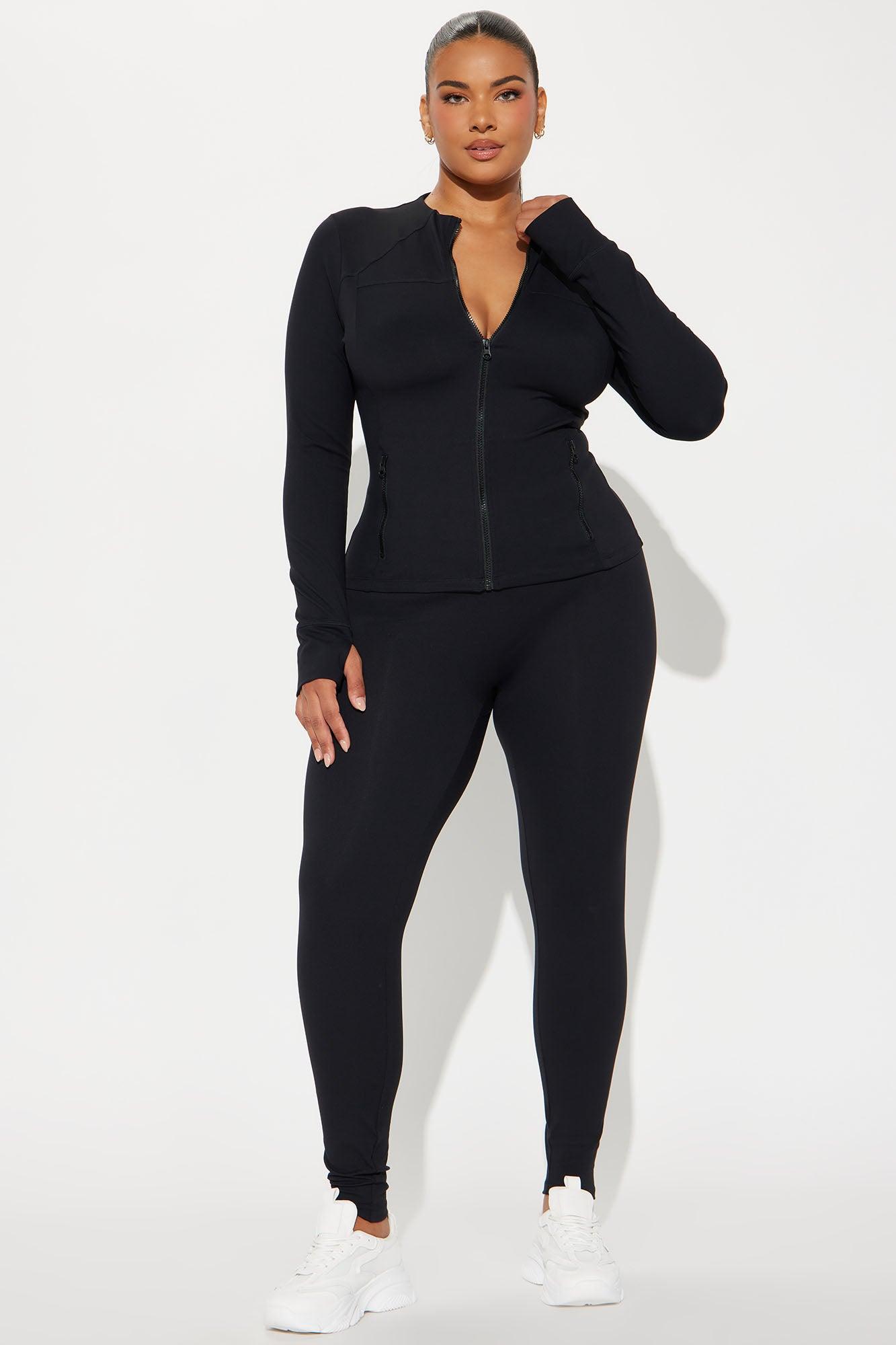 Sunrise Stretch Super Soft Active Legging - Black Product Image