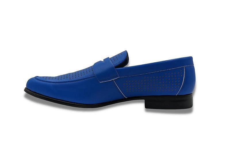 (Size 10½  13) Cobalt Blue Casual Summer Loafer Product Image