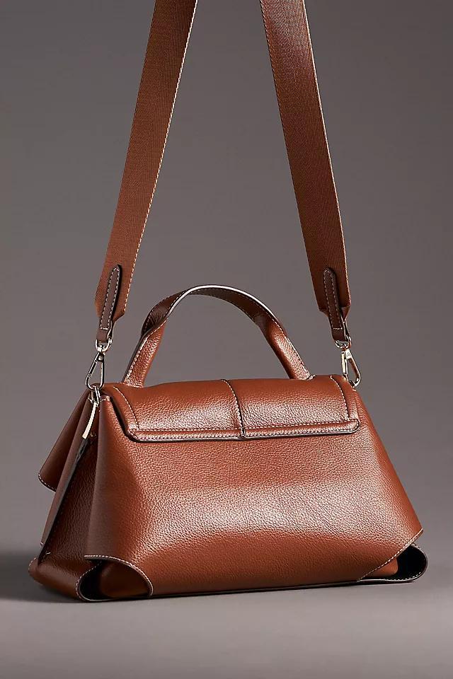 Foldover Top-Handle Satchel Product Image