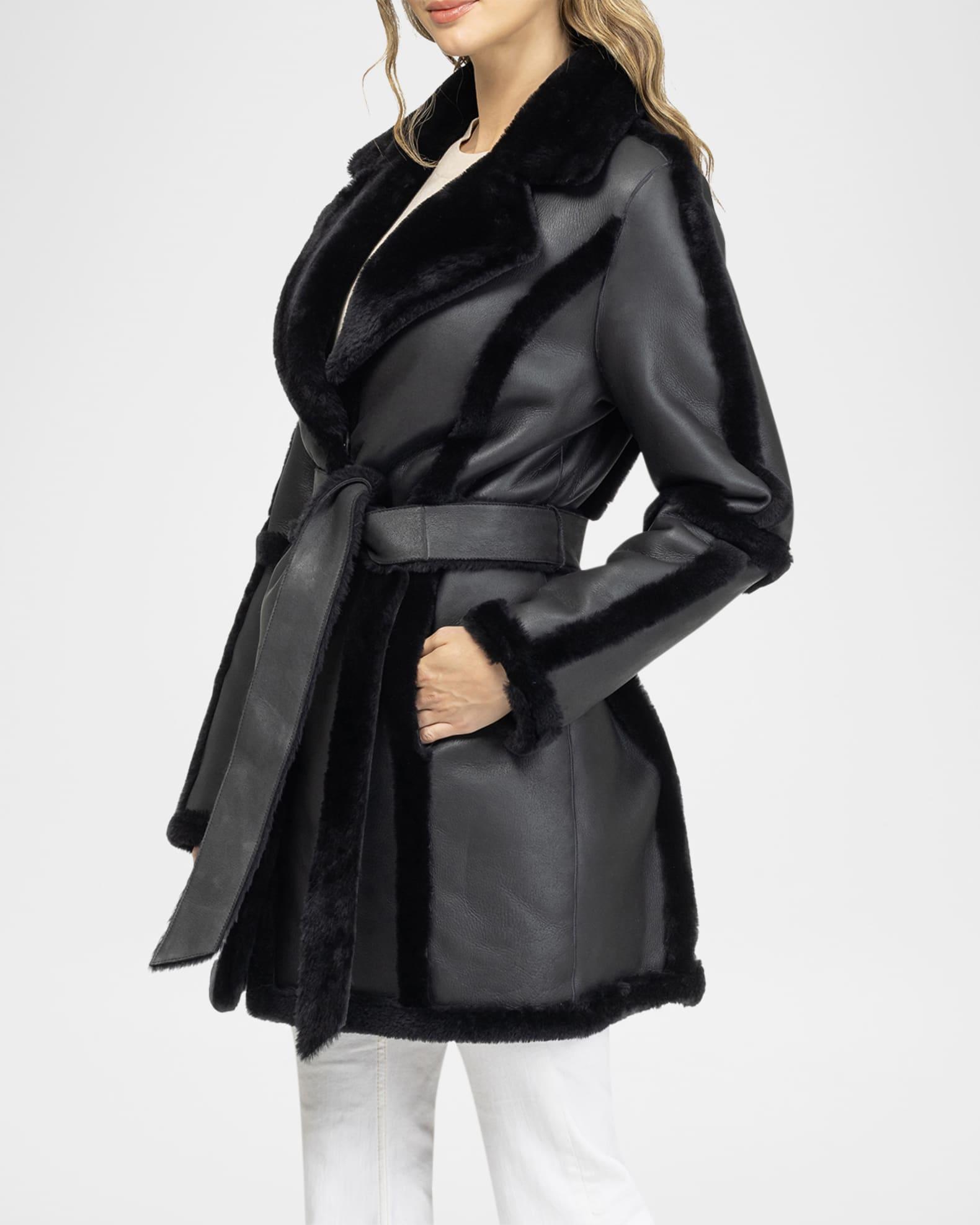 Merino Lamb Shearling Stroller with Belt Product Image