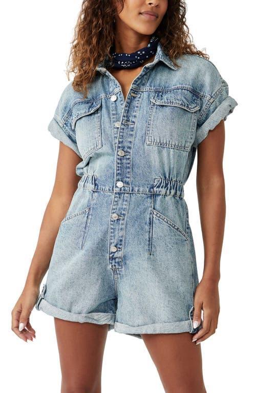 x We The Free Marci Cuffed Shortall Free People Product Image