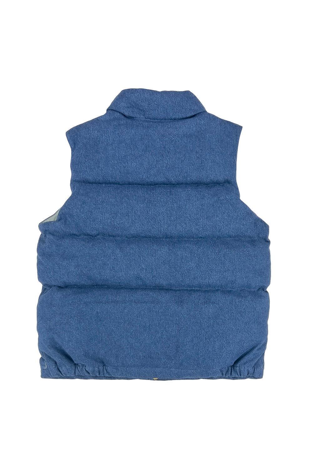 Hemp Denim Vest with Recycled Down Male Product Image