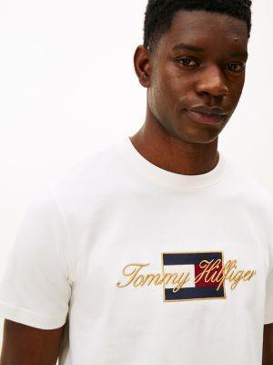 Embroidered Gold Logo T-Shirt Product Image