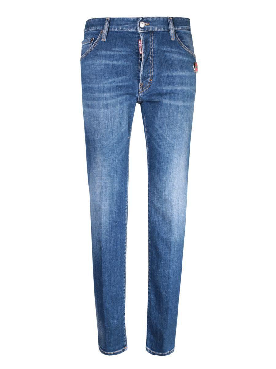 DSQUARED2 Dsqua² Cotton Jeans & Men's Pant In Blue Product Image