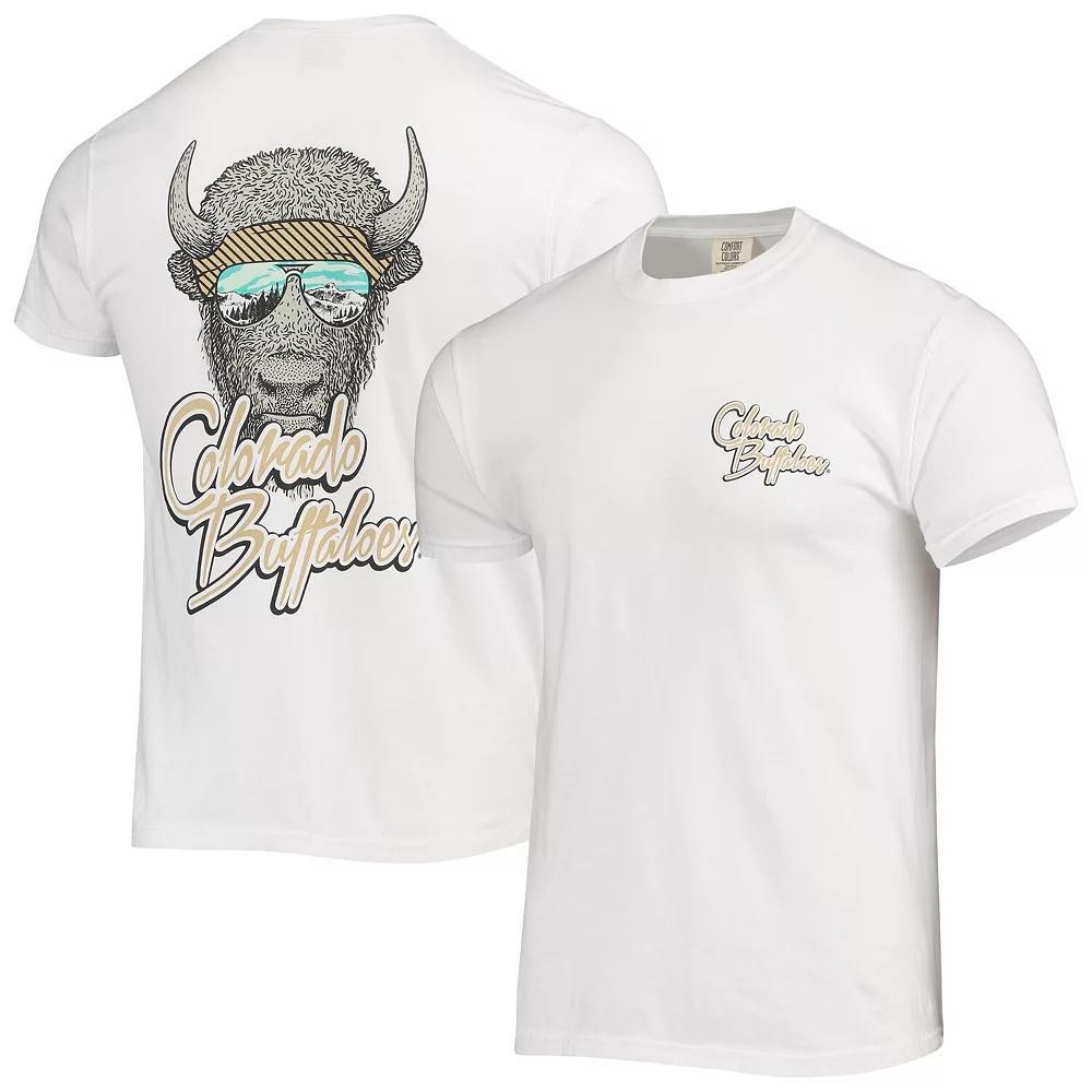 Men's White Colorado Buffaloes Mascot Bandana T-Shirt,  Product Image