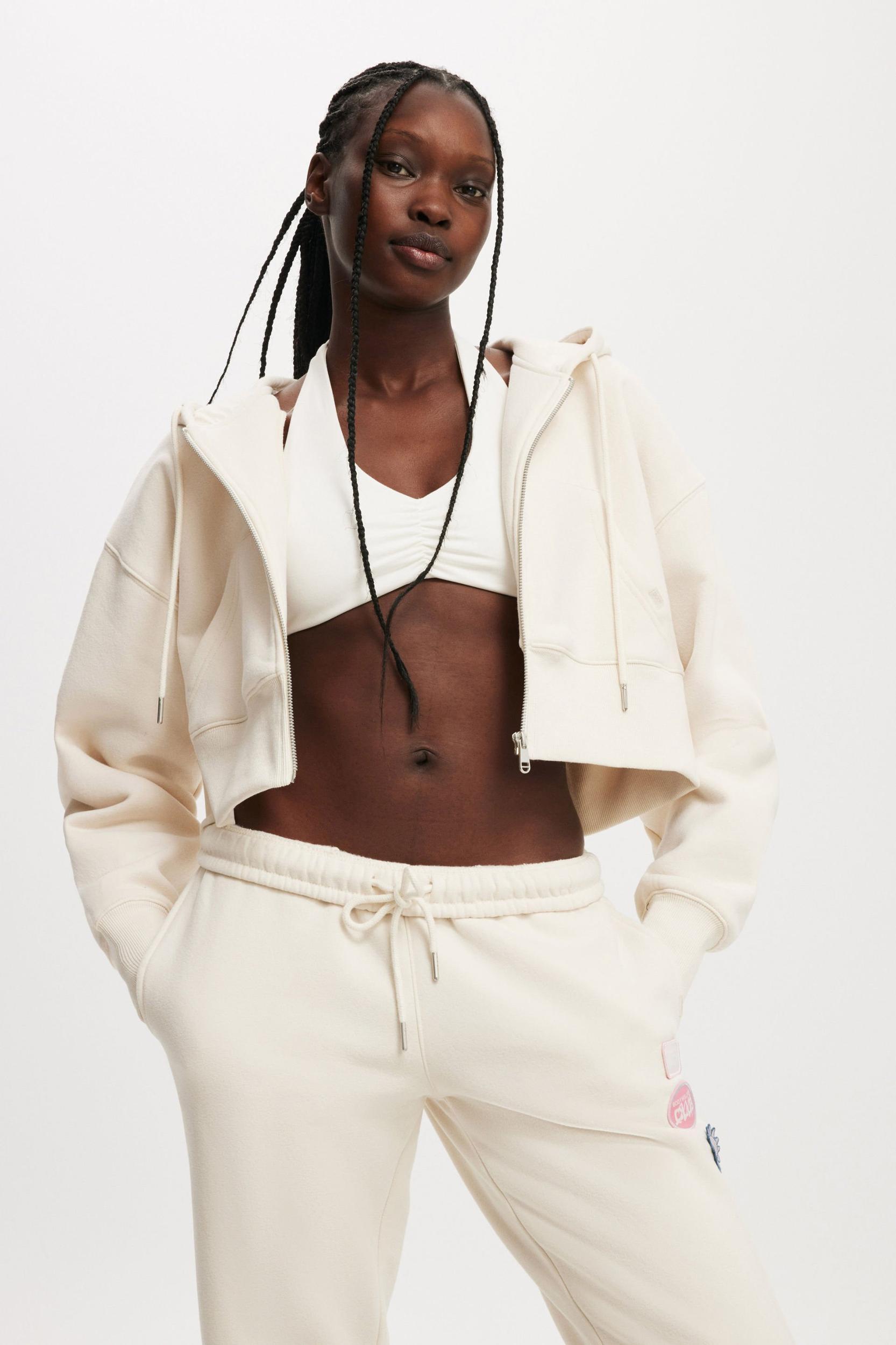 Plush Boxy Cropped Zip Through Product Image