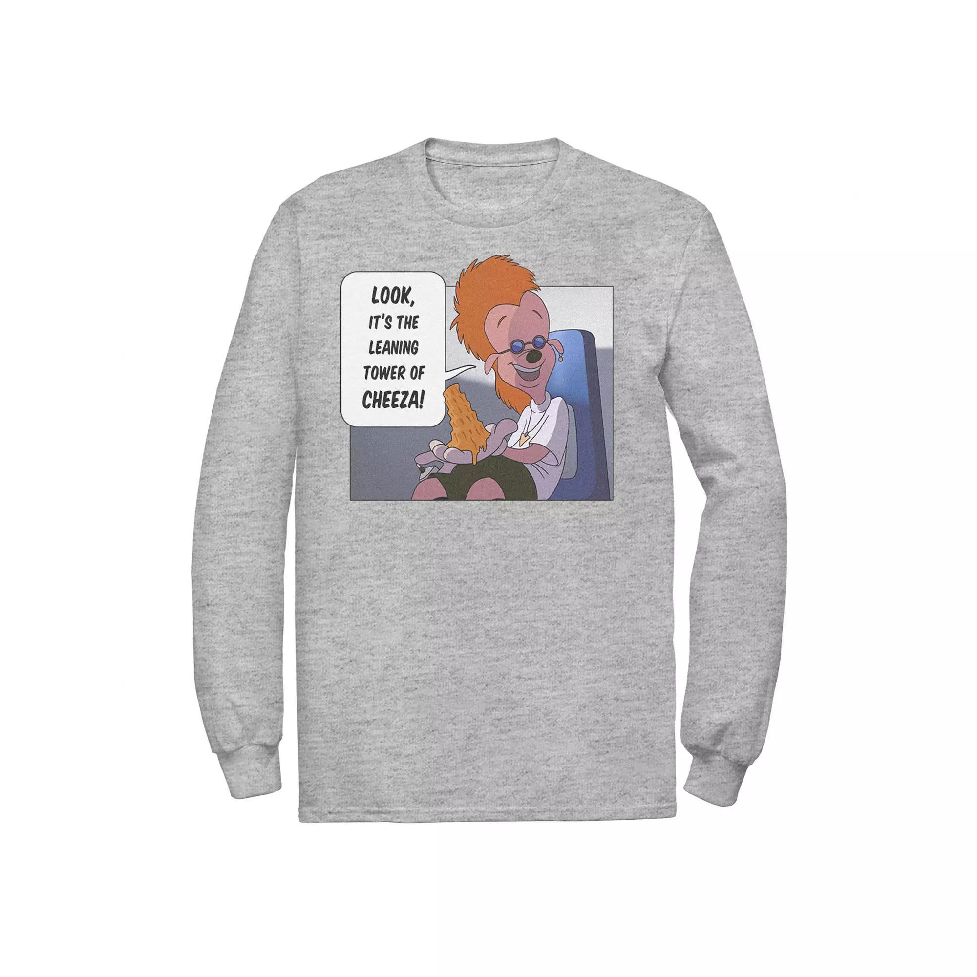 Disney's A Goofy Movie "Look It's The Leaning Tower Of Cheeza" Men's Graphic Tee,  Product Image