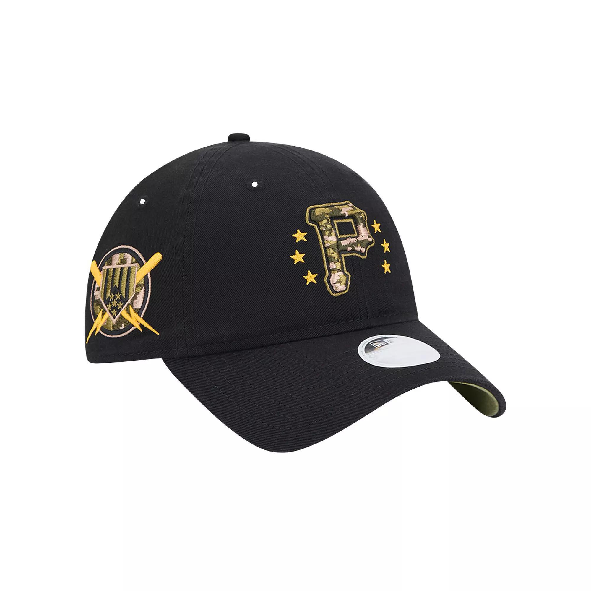 Women's New Era Black Pittsburgh Pirates 2024 Armed Forces Day 9TWENTY Adjustable Hat Product Image
