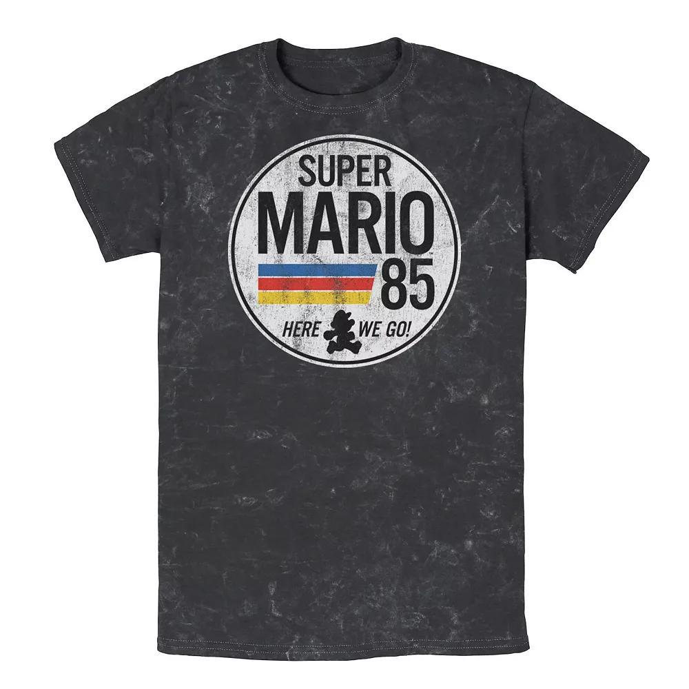 Men's Nintendo Super Mario '85 Here We Go Vintage Tee,  Product Image