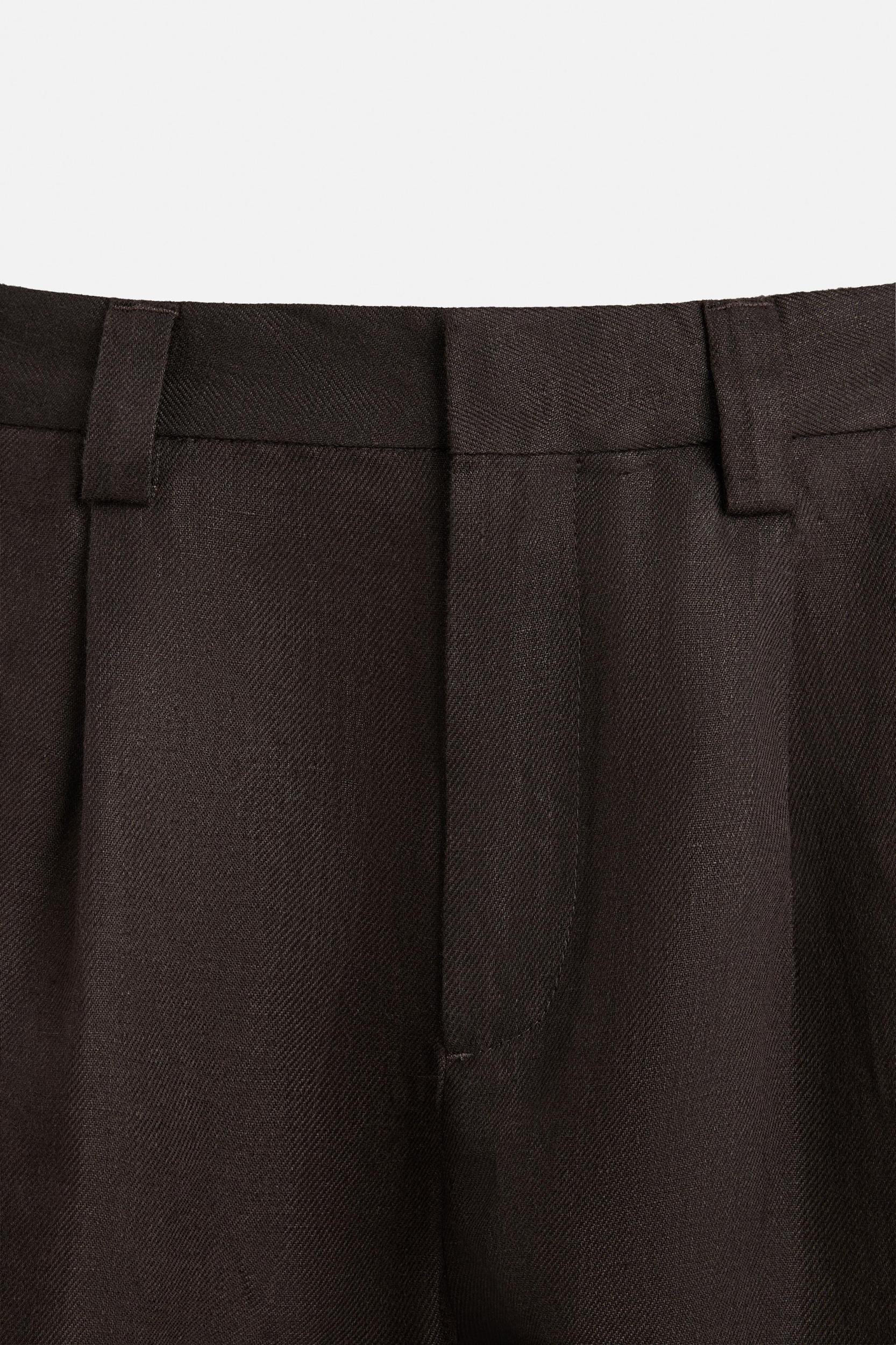 SUIT PANTS IN 100% LINEN Product Image