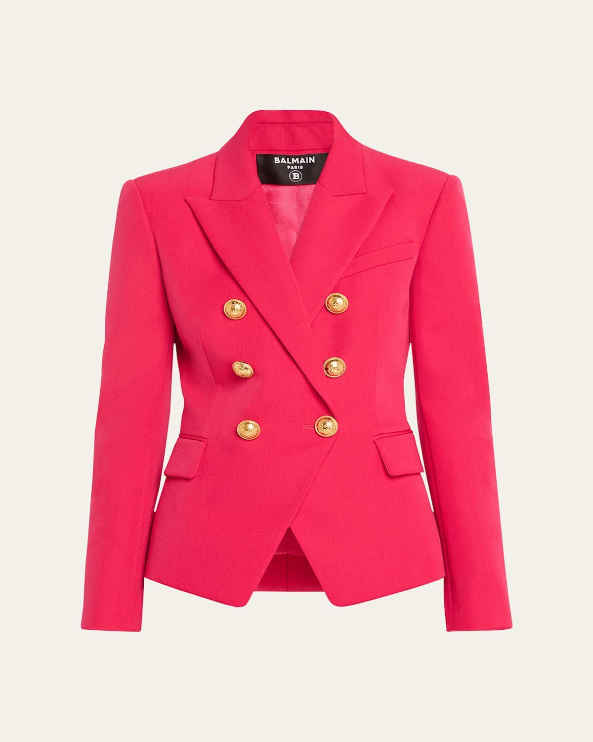 Classic Wool Blazer with Button Detail Product Image