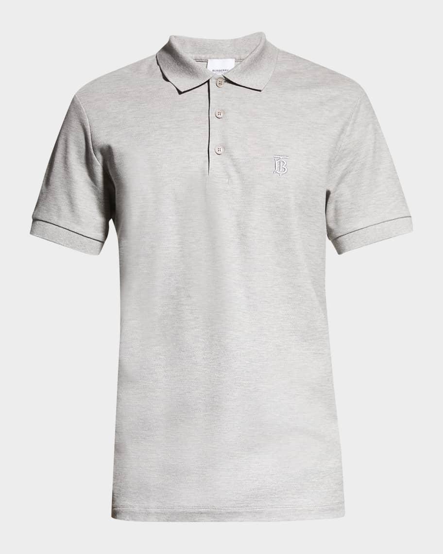 Men's Eddie Pique Polo Shirt, Gray Product Image