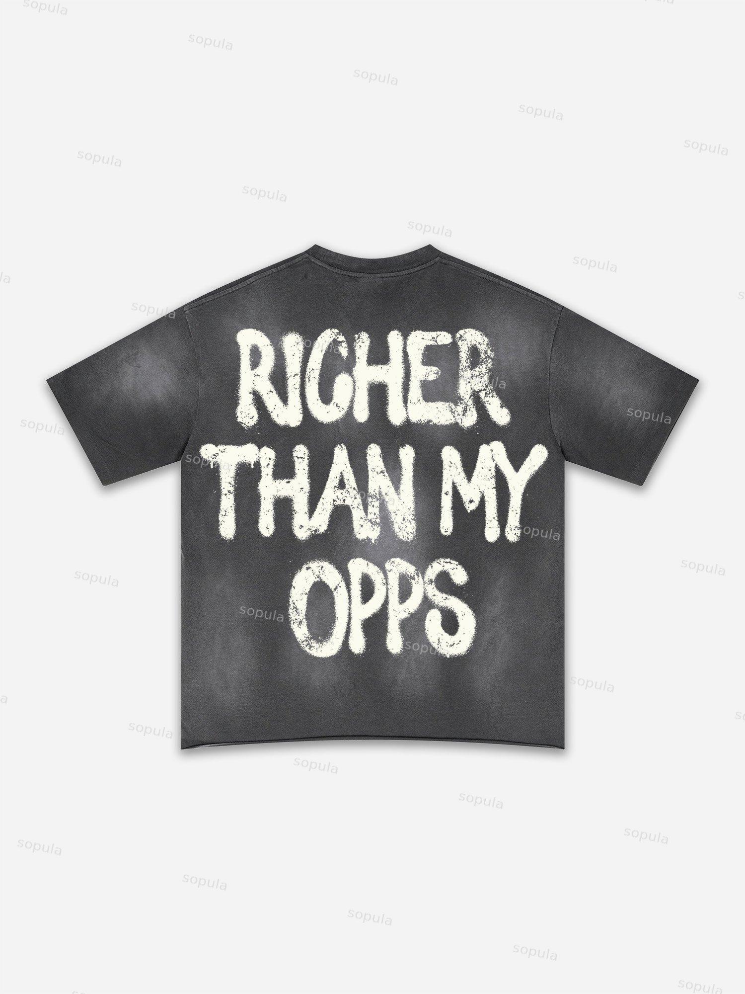 Street Goals Lip Braces Make Vintage Printed Graphic Washed T-shirt Product Image