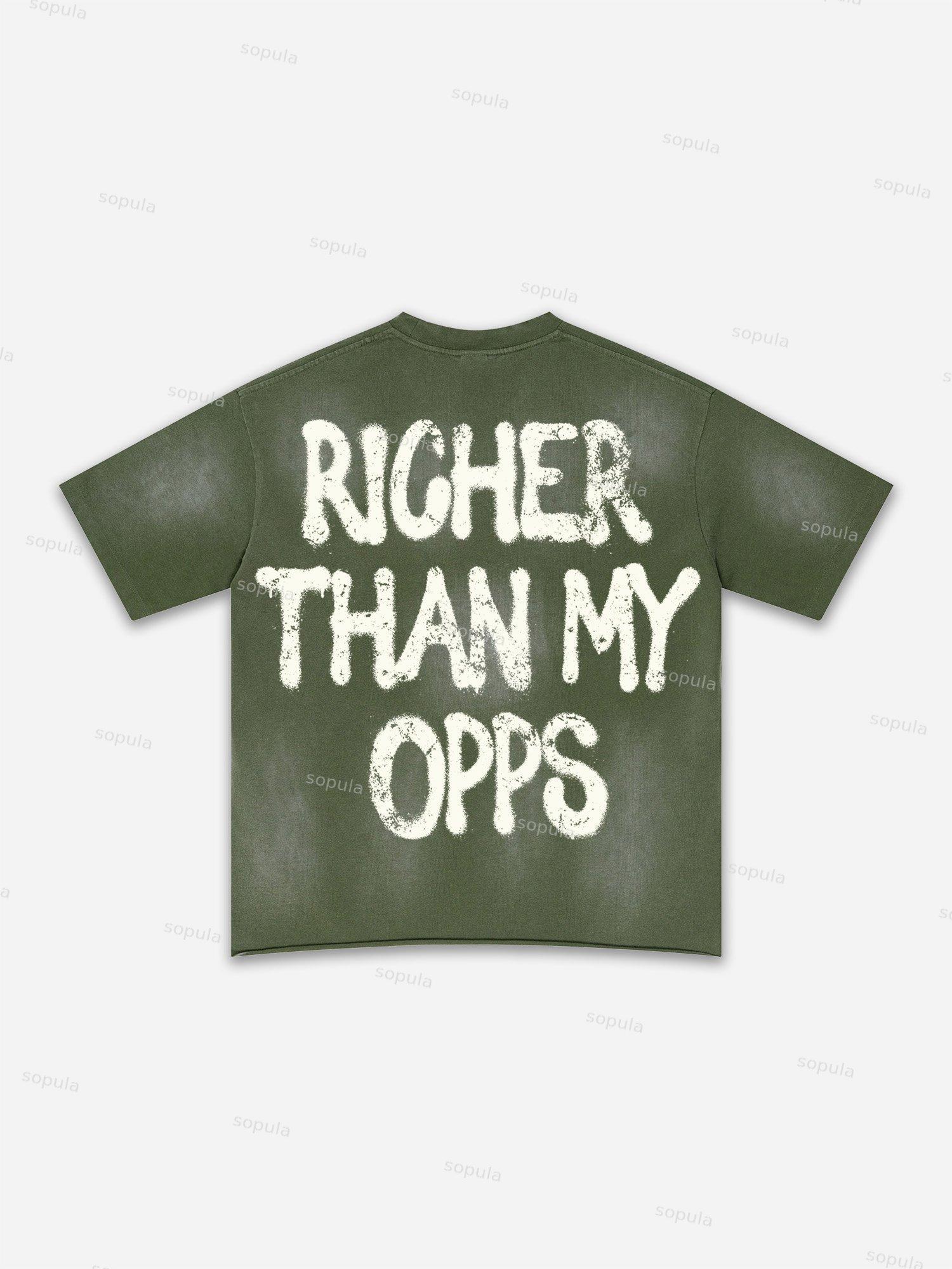 Street Goals Lip Braces Make Vintage Printed Graphic Washed T-shirt Product Image