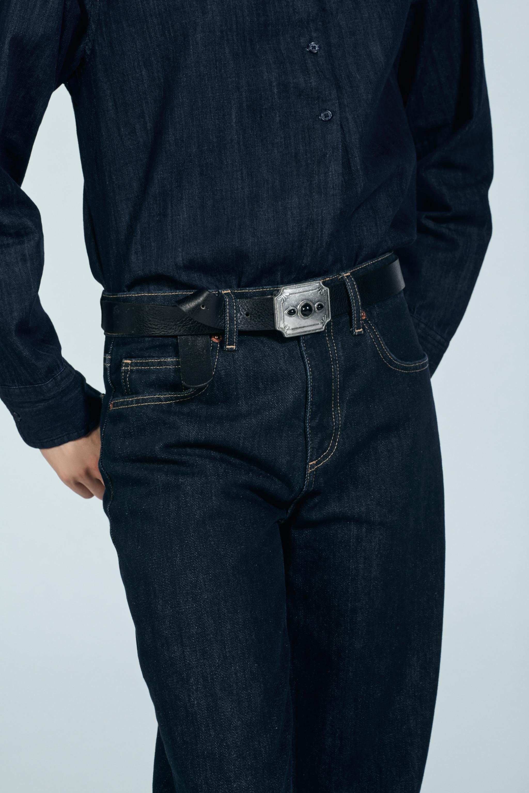 WROUGHT BUCKLE COWBOY BELT Product Image