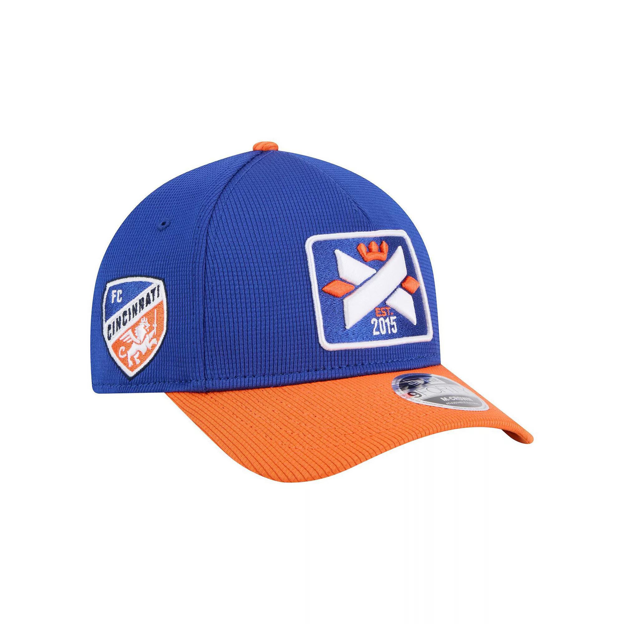 Men's New Era Royal FC Cincinnati 2025 Jersey Hook 9FORTY M-Crown Adjustable Hat, Fcc Blue Product Image