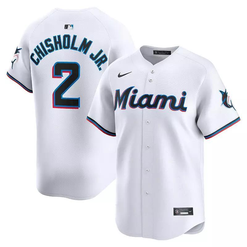 Jazz Chisholm Jr. Miami Marlins Nike Mens Dri-FIT ADV MLB Limited Jersey Product Image