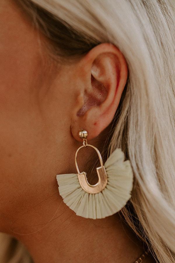 Made In The Shade Earrings In Mint Product Image