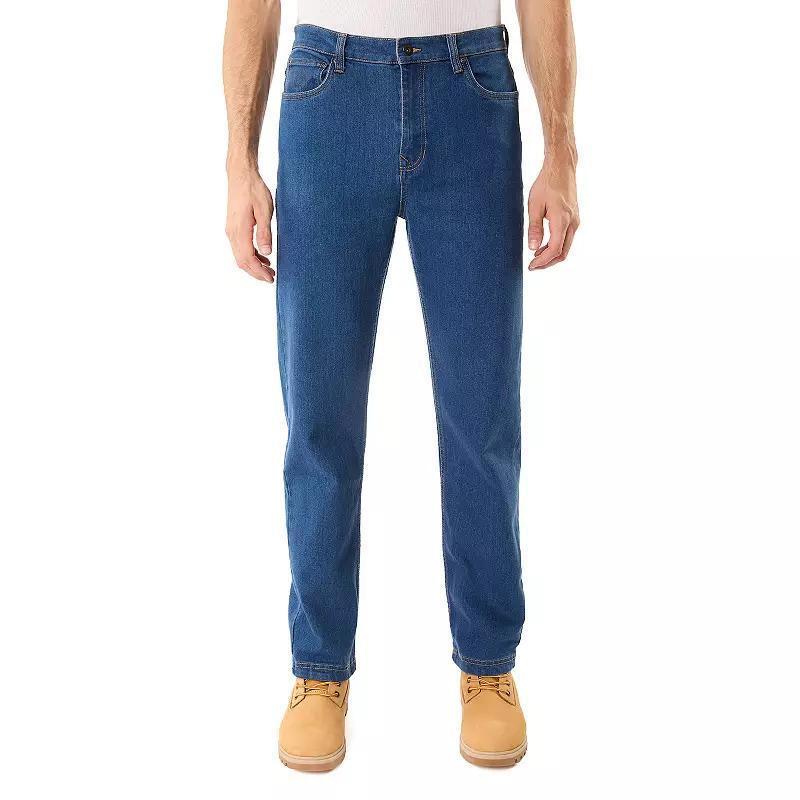 Big & Tall Smiths Workwear Stretch 5-Pocket Work Jeans, Mens Light Vintage Blue Product Image