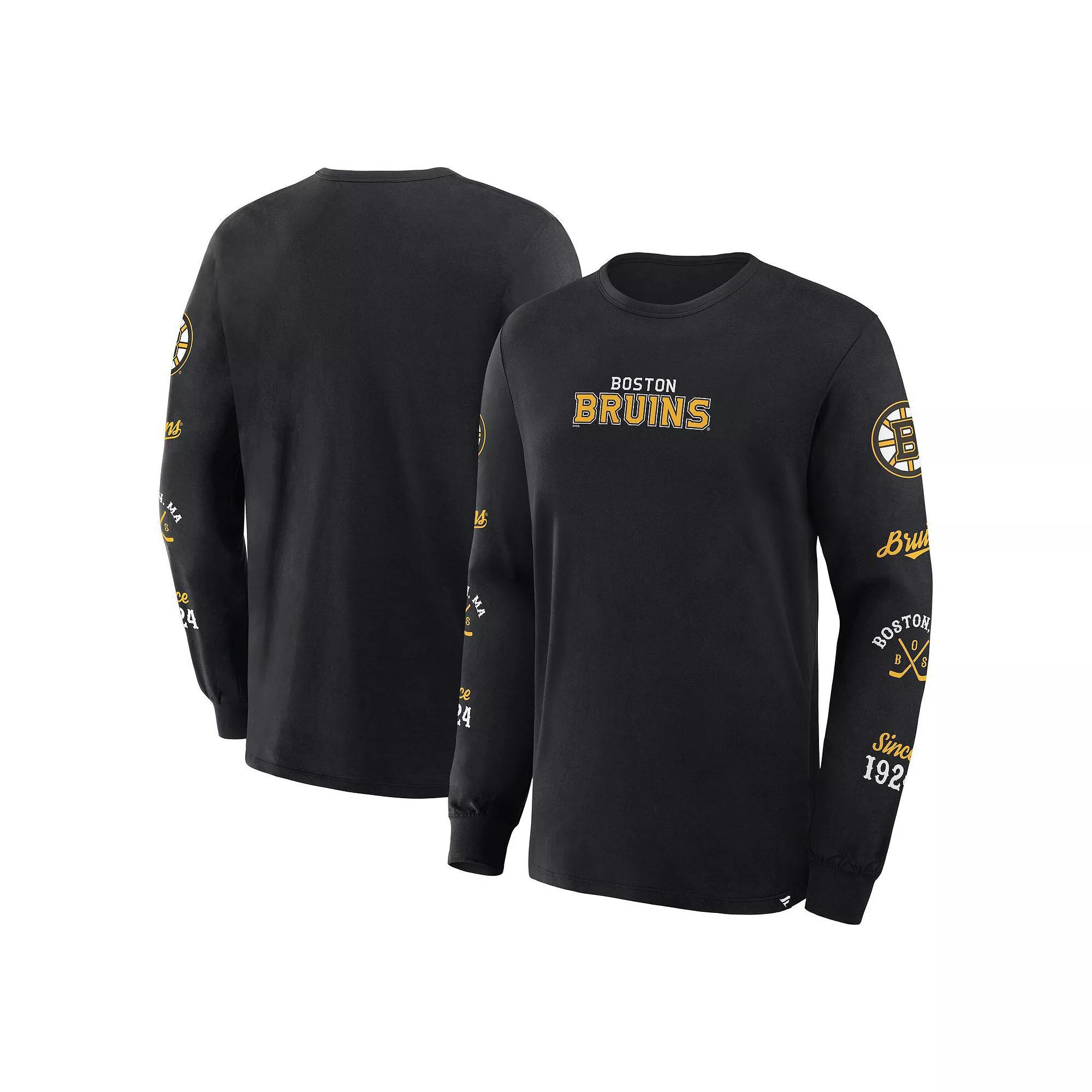 Men's Fanatics Black Boston Bruins Boxed Product Image