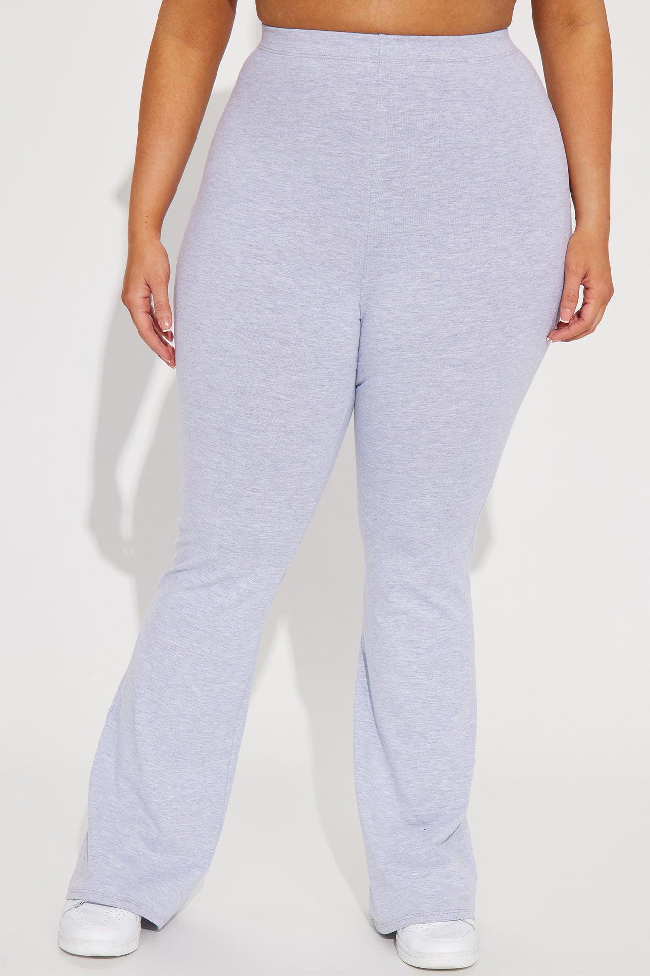 Adriana Flare Pant - Heather Grey Product Image