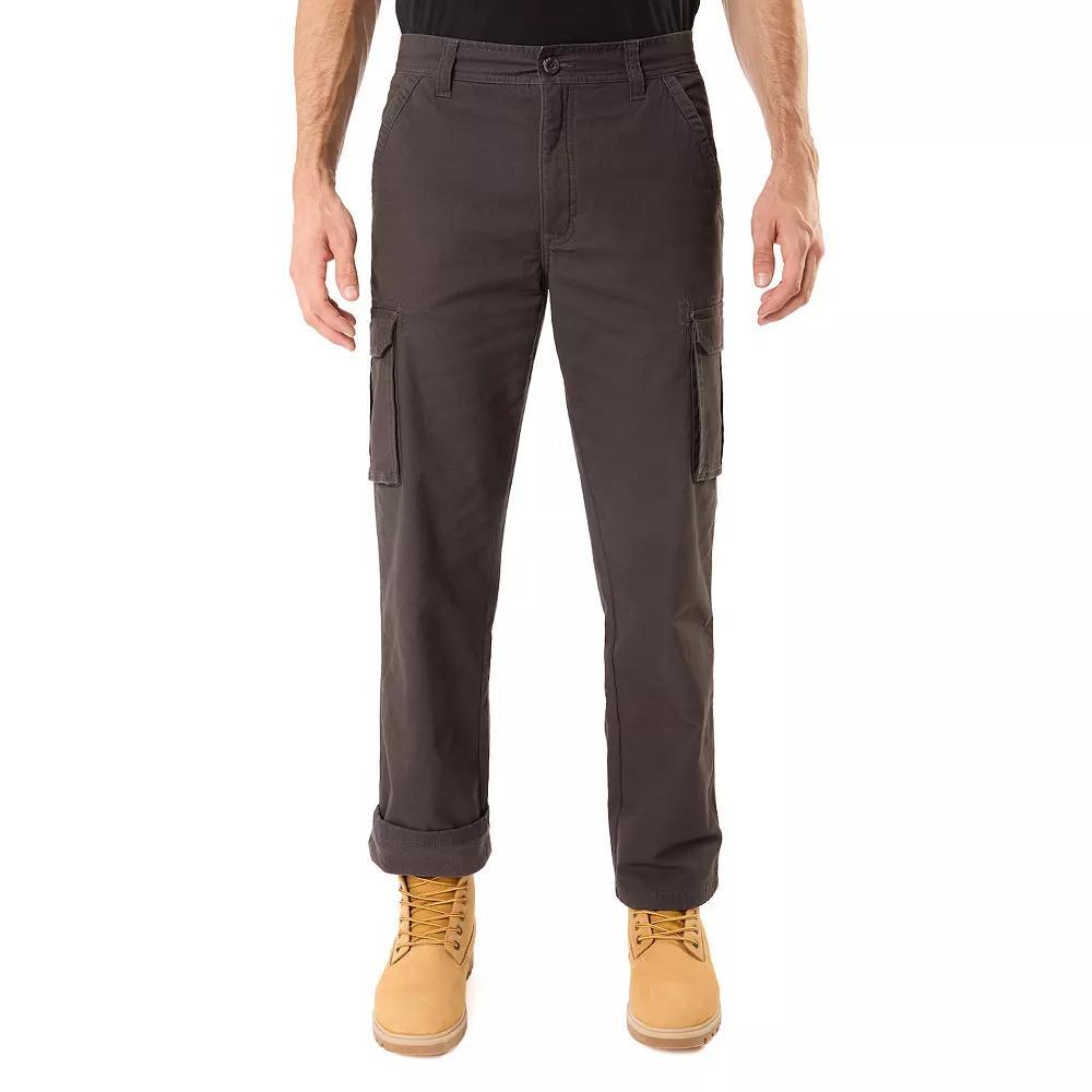 Mens Smiths Workwear Relaxed-Fit Print Fleece-Lined Cargo Canvas Pants Product Image