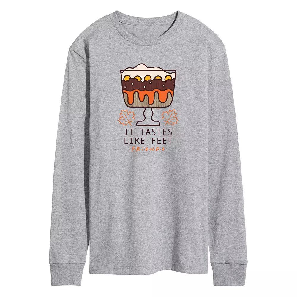 Men's Friends It Tastes Like Feet Long Sleeve Graphic Tee,  Product Image